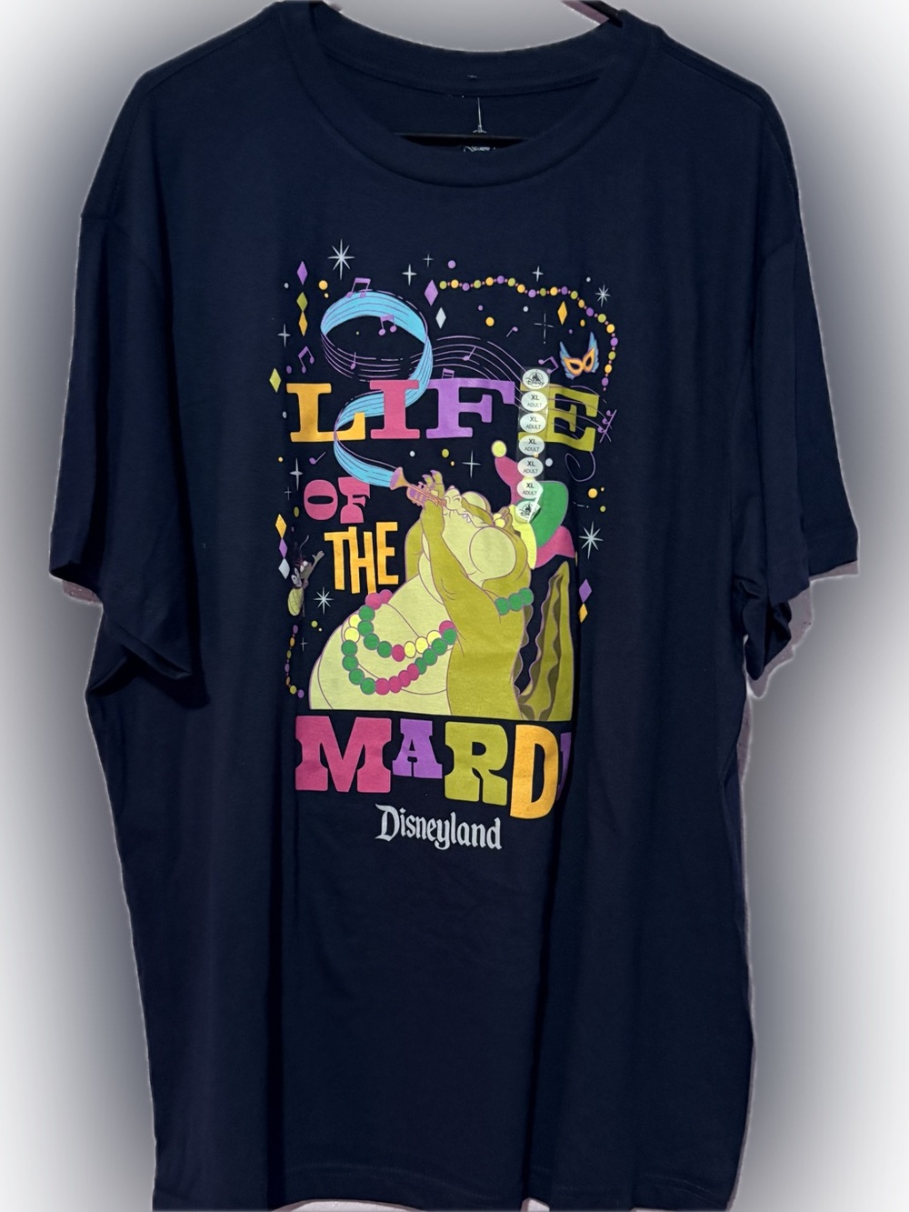 Disneyland Princess and the Frog Tee “ Life of the Mardi” NWT